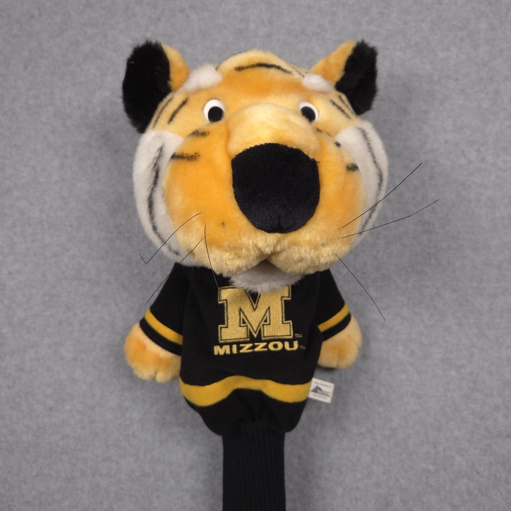 Missouri Tigers Plush Mascot Truman Golf Club Head Cover Datrek Vintage Mizzou